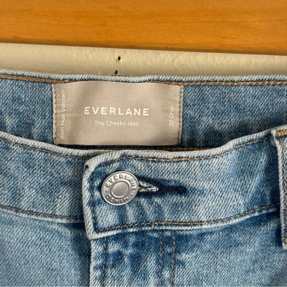 Everlane The Cheeky Jean 32 Crop Medium Wash - Picture 5 of 9